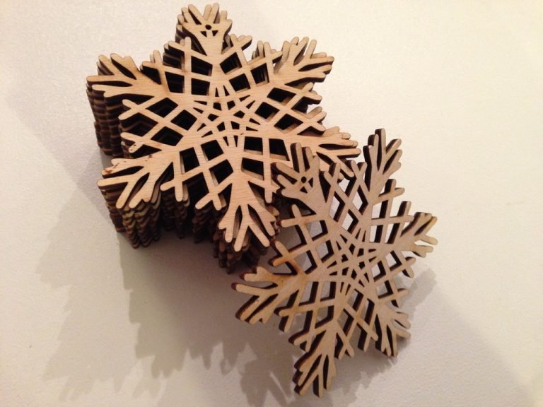 Laser cut snowflake competition results